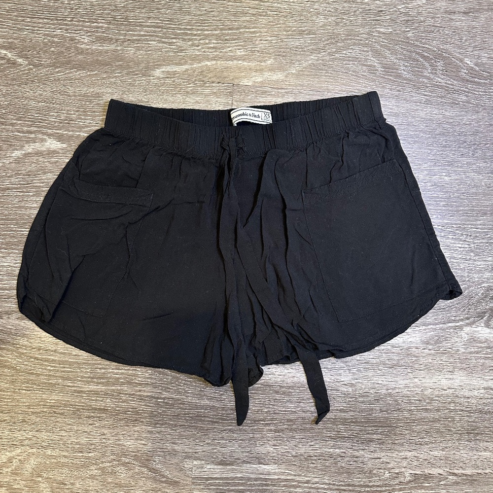 Black Cloth Abercrombie Shorts